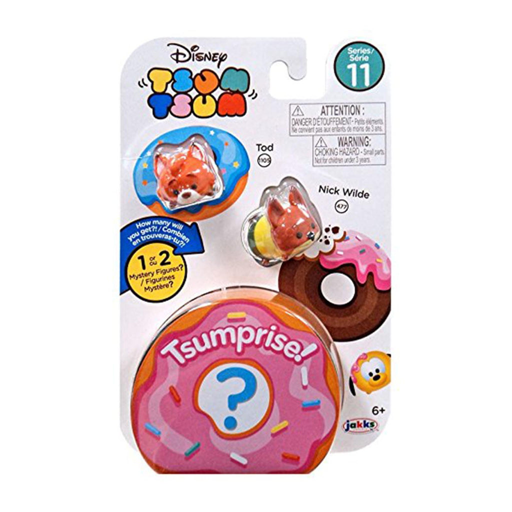 Disney Tsum Tsum Series 11 Three Figure Tod Nick Wilde Set