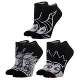 Disney Villains Junior 3 Pairs Of Ankle Socks - Radar Toys