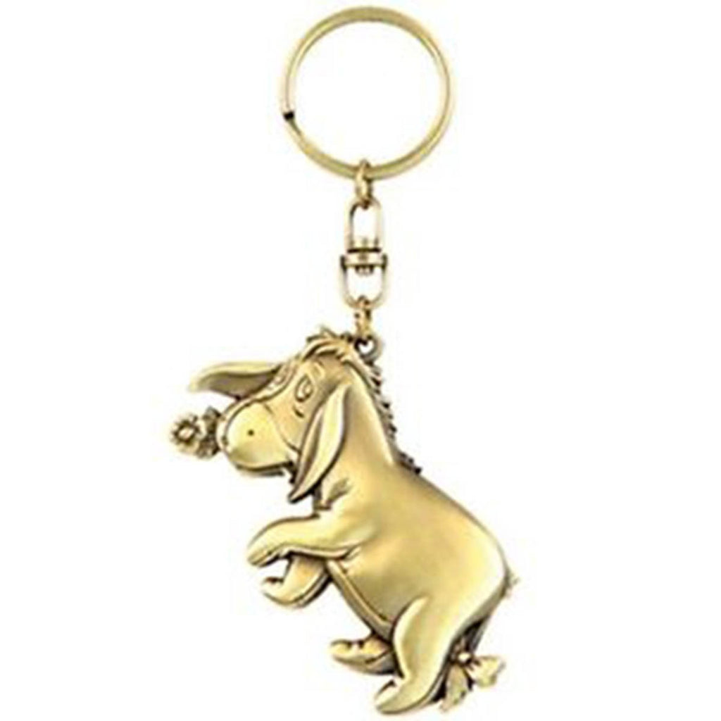 Disney Winnie The Pooh Eeyore Brass Figure Keychain