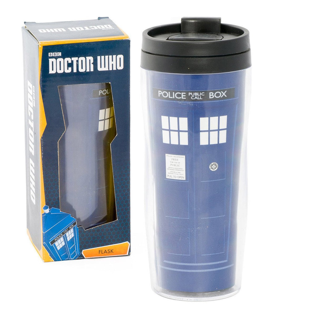 Doctor Who Tardis 12 oz. Travel Mug Flask