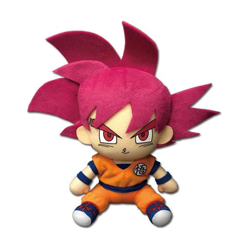 Dragon Ball Super SSGSS Goku Sitting 7 Inch Plush Figure - Radar Toys
