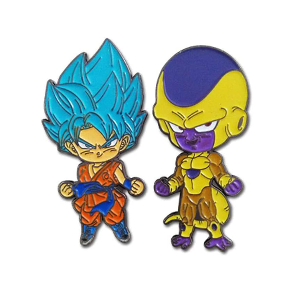 Dragon Ball Super SSGSS Goku & Golden Frieza Pins