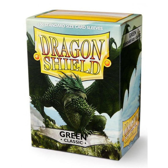Dragon Shield Green Classic 100 Count Standard Sleeves | Radar Toys Dragon Shield Green Classic 100 Count Standard Sleeves | Radar Toys