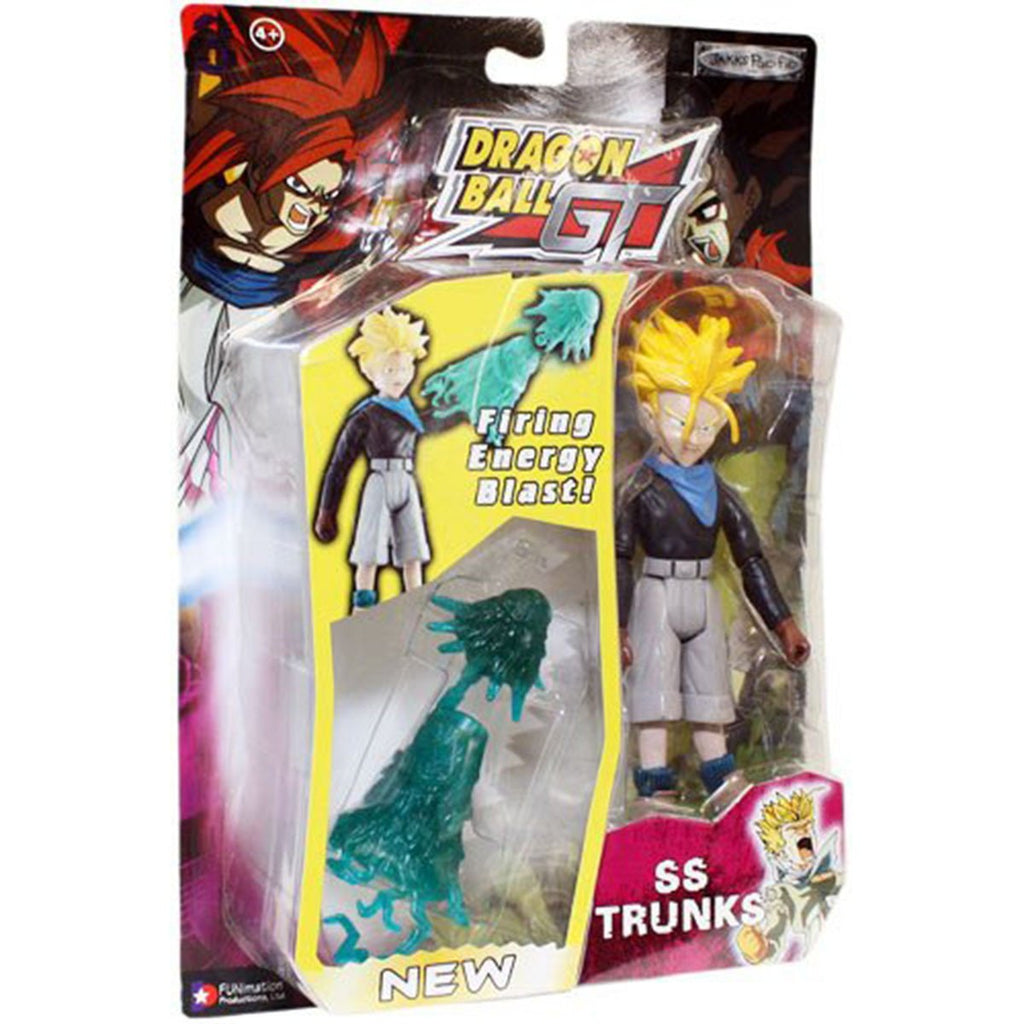 Dragon Ball GT Series 3 SS Trunks With Firing Energy Blast Action Figure - Radar Toys
