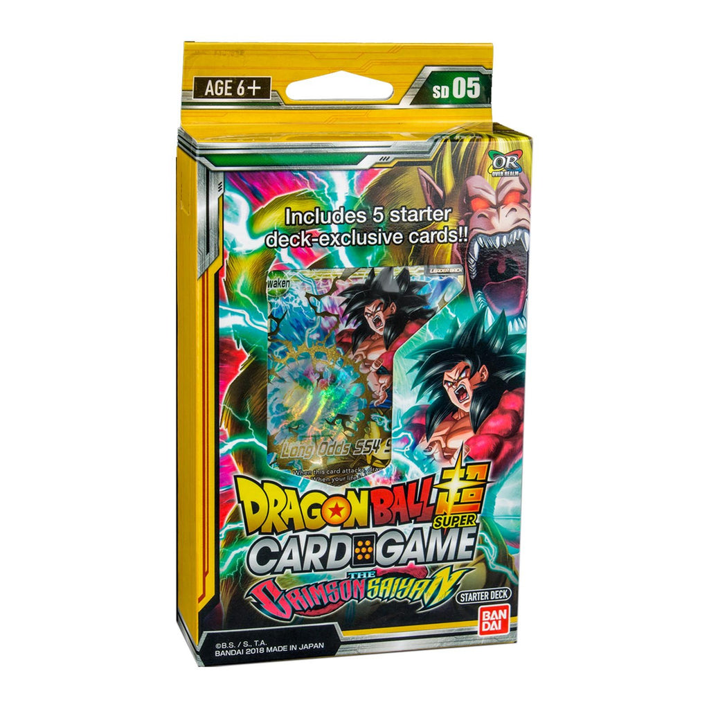 Dragon Ball Super Crimson Saiyan Starter Deck Set