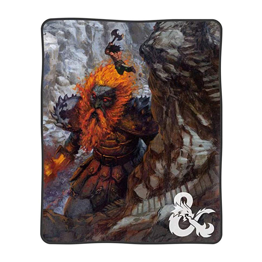 Dungeons And Dragons Digital Art Print Plush Throw