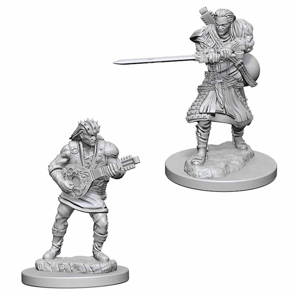 Dungeons And Dragons Nolzur's Human Bard Unpainted Figure Set
