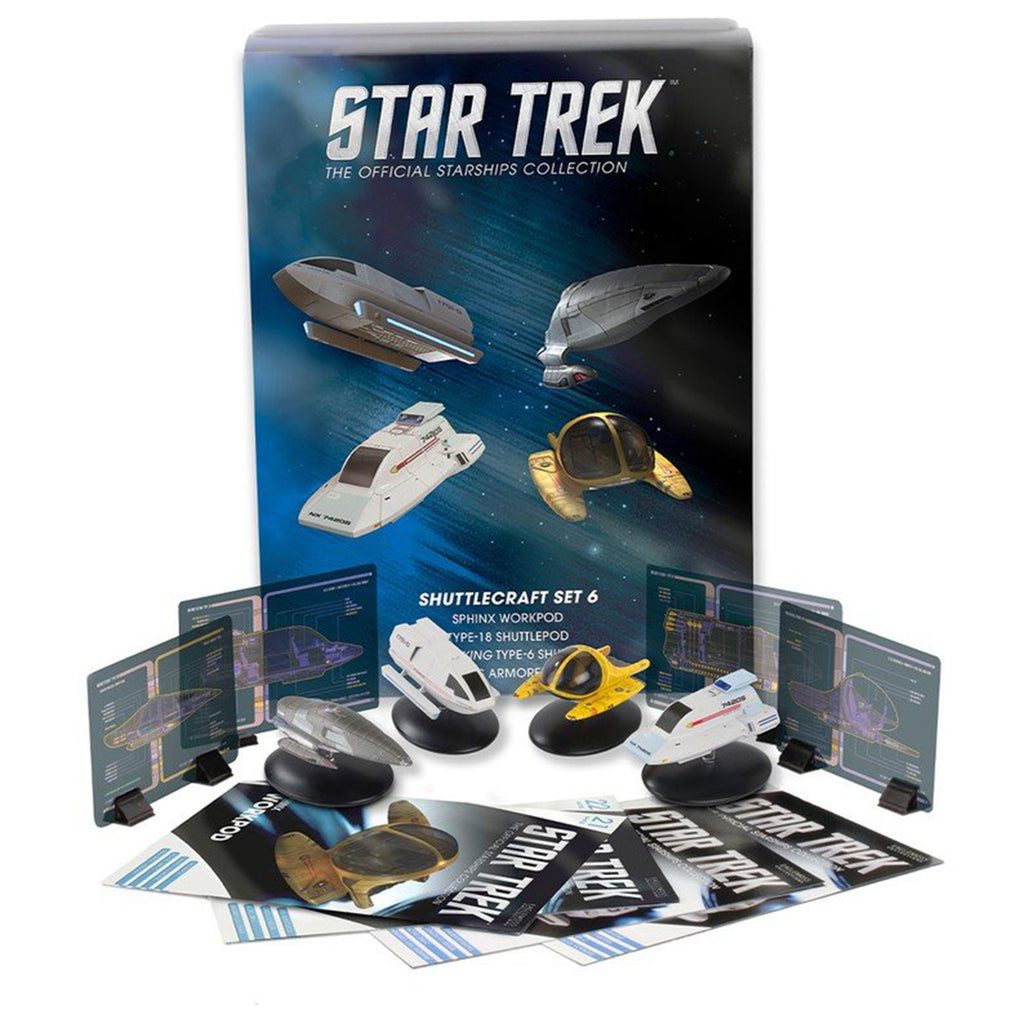 Eaglemoss Star Trek Shuttlecraft Set 6 Ship Replica