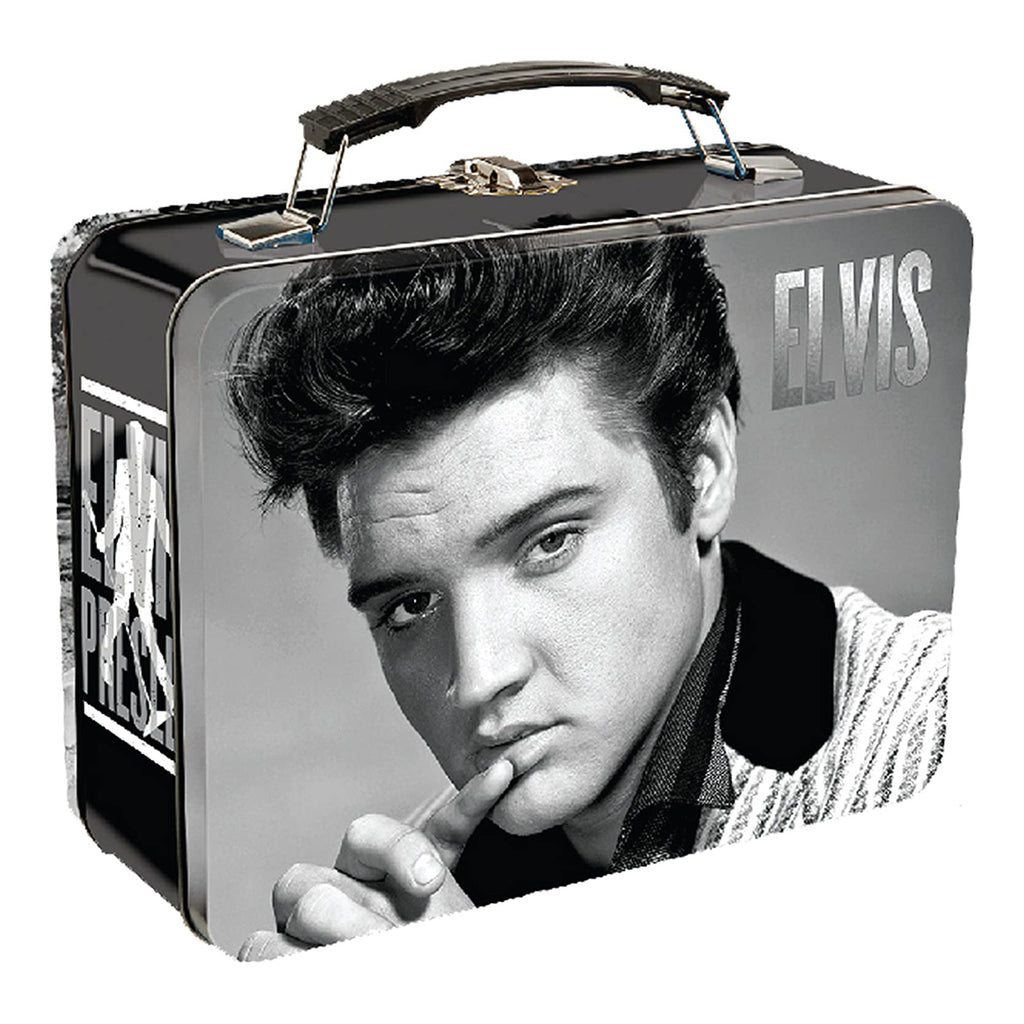 Elvis Presley Large Metal Lunch Box Tin