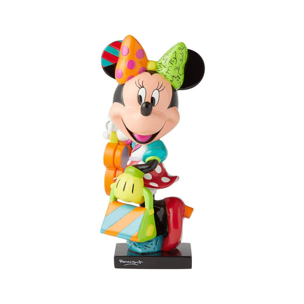Enesco Britto Disney Fashionista Minnie Mouse Shopping Figurine
