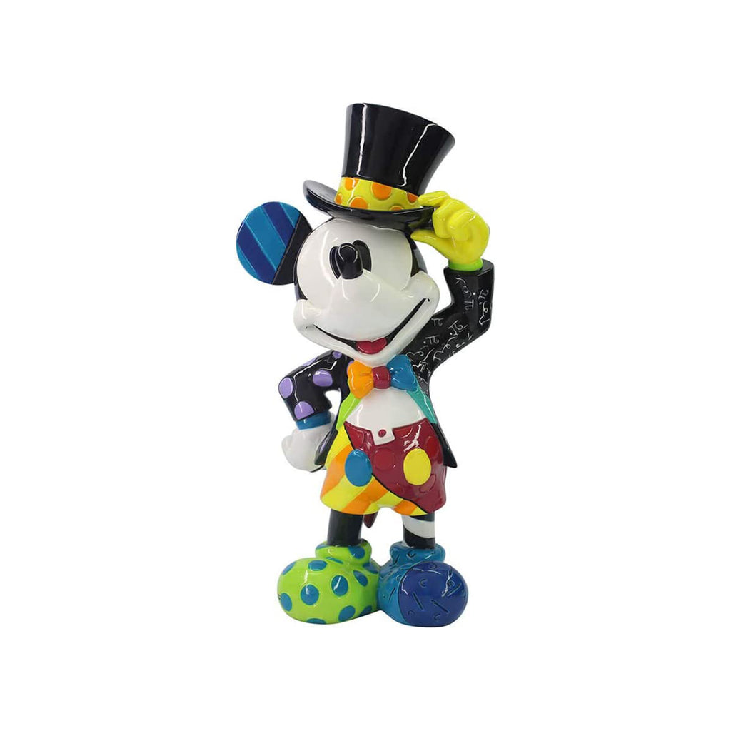 Enesco Disney Britto Top Hat Mickey Mouse Figurine