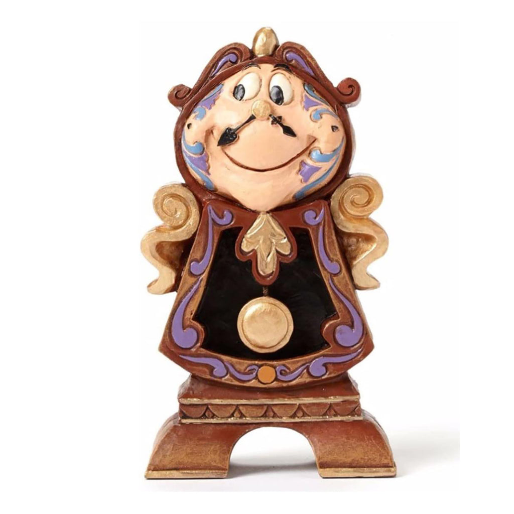 Enesco Disney Showcase Beauty And The Beast Cogsworth Keeping Watch Figurine