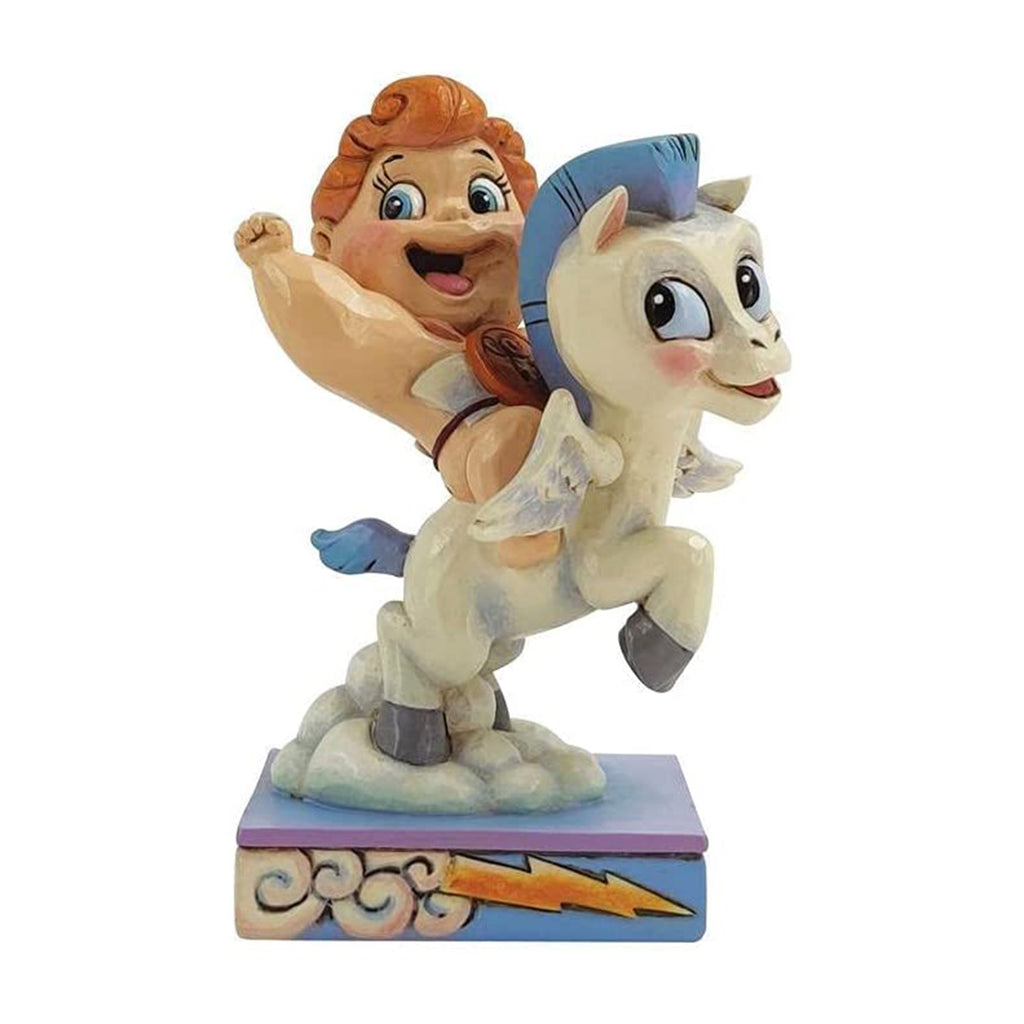 Enesco Disney Traditions Hercules Friends Take Flight Baby Hercules Pegasus Figurine