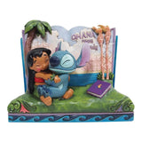 Enesco Disney Traditions Lilo And Stitch Ohana Means Family Story Book Figurine - Radar Toys