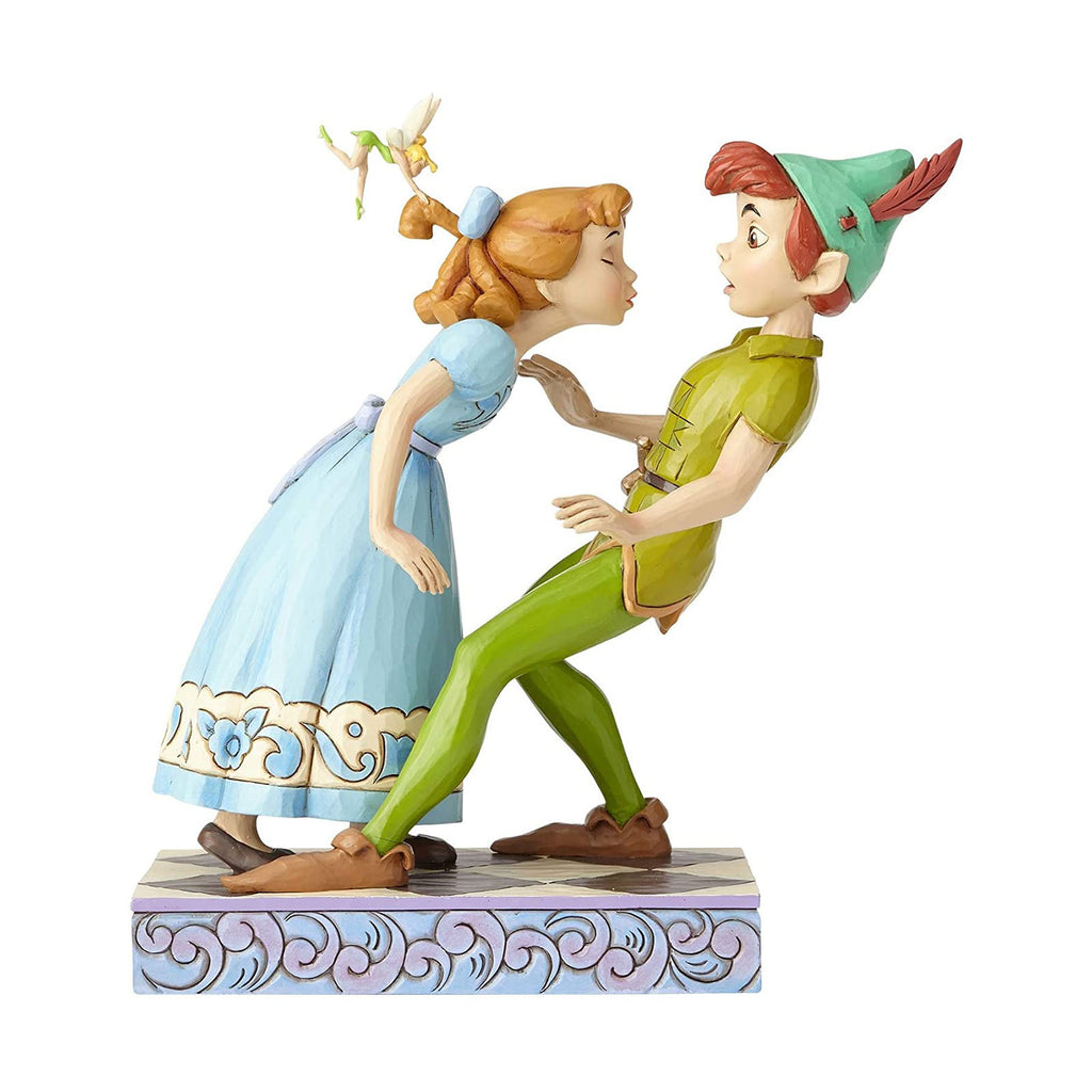 Enesco Disney Traditions Peter Pan Wendy An Unexpected Kiss Figure