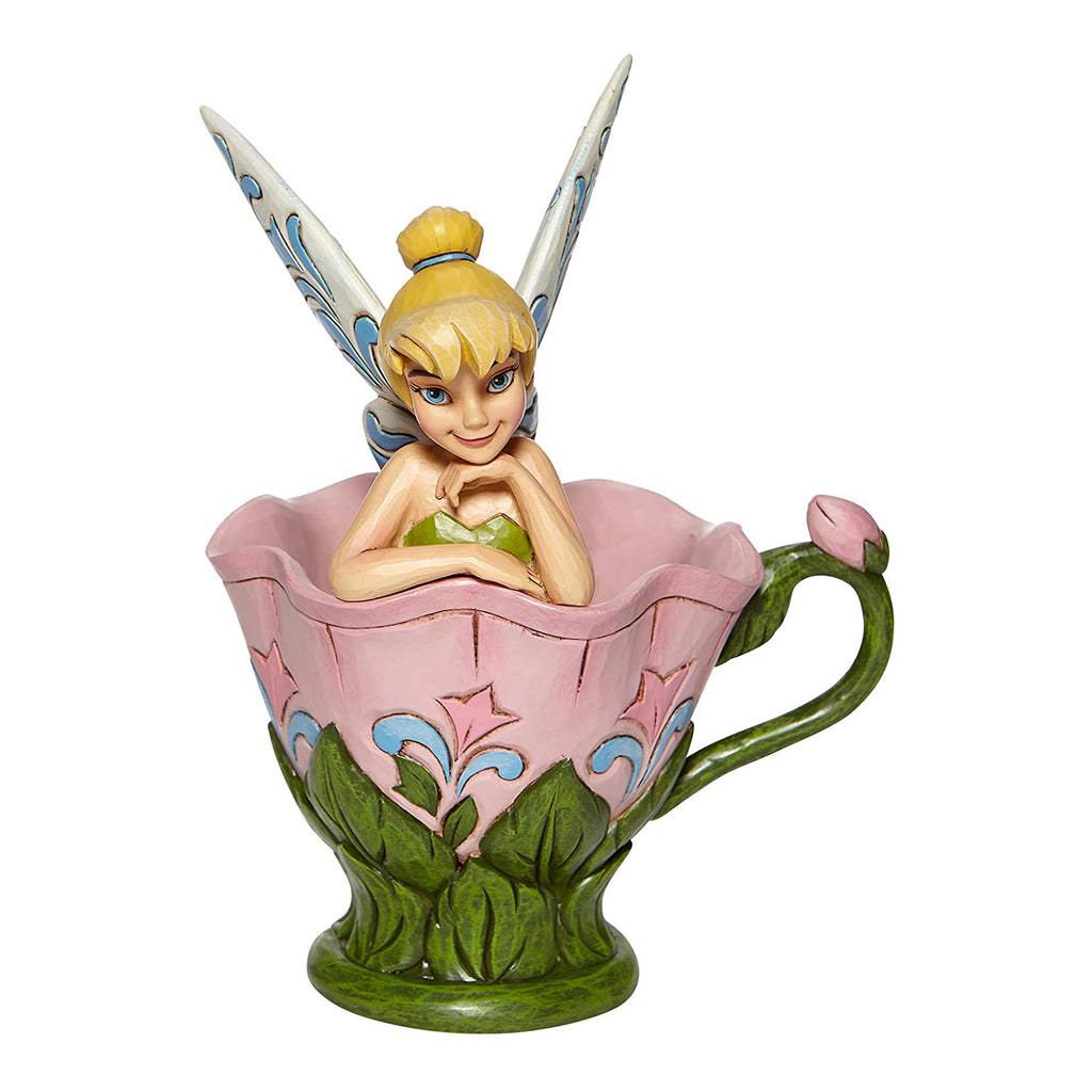 Enesco Disney Traditions Tinkerbell Sitting In Flower A Spot Of Tink Figure