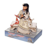 Enesco Disney Traditions White Woodland Honorable Heroine Mulan Figure - Radar Toys