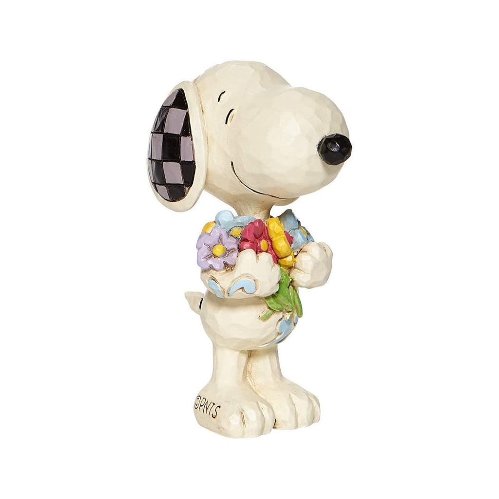 Enesco Jim Shore Peanuts Snoopy With Flowers Figurine