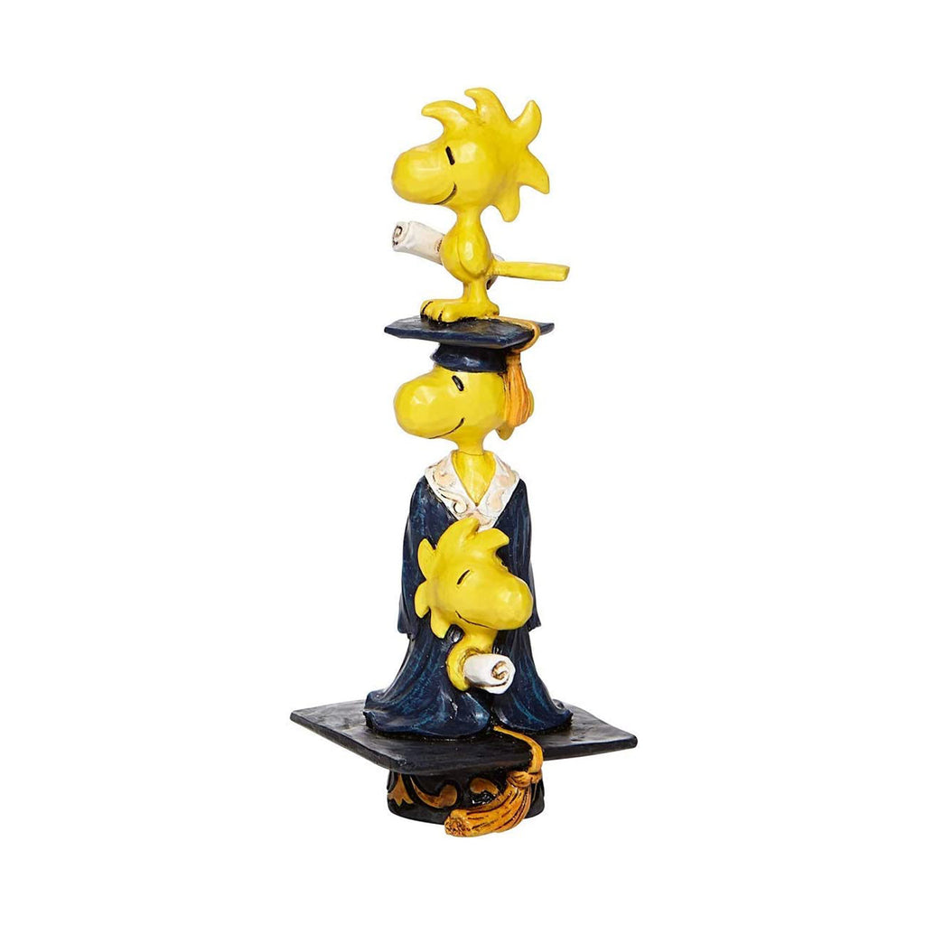 Enesco Jim Shore Peanuts Stacking Graduation Woodstock Figurine