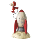 Enesco Jim Shore Peanuts The Beagle Has Landed Snoopy Figurine - Radar Toys