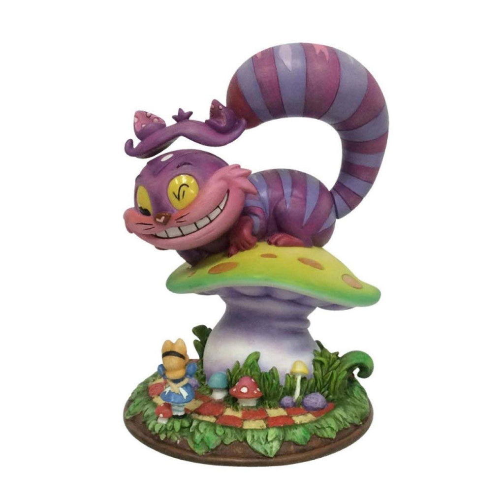 Enesco Disney Showcase Miss Mindy Cheshire Cat On Mushroom 6 Inch Figure