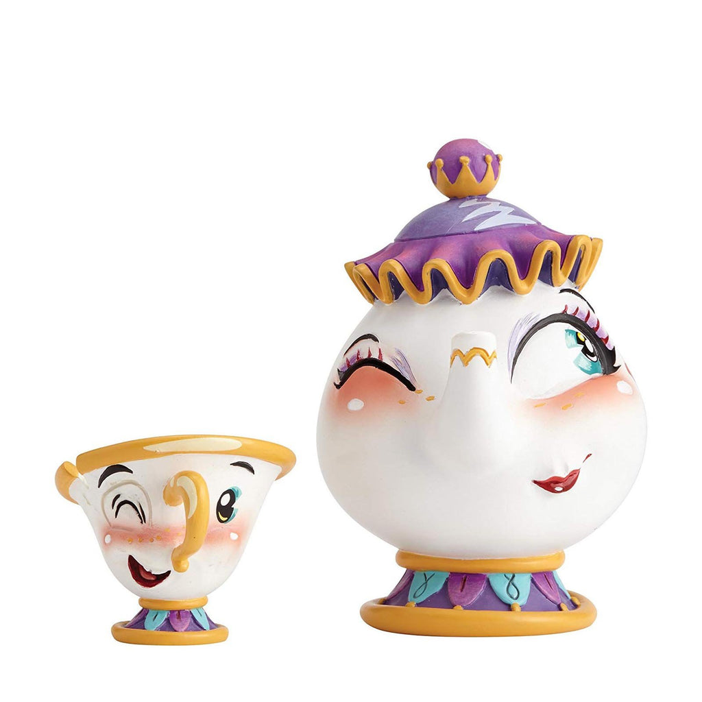 Enesco Disney Showcase Miss Mindy Mrs. Potts And Chip Figure Set