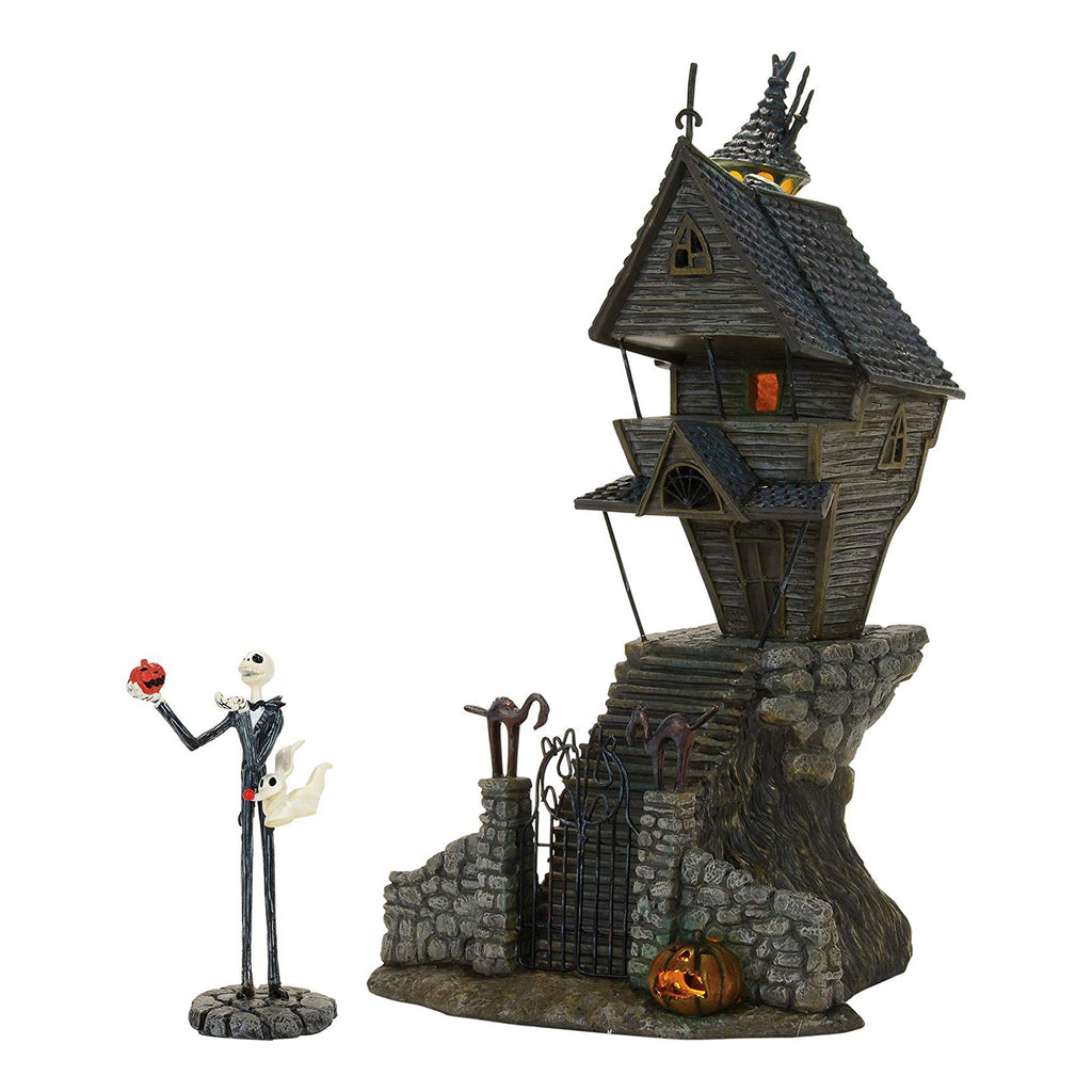 Enesco Nightmare Before Christmas Jack Skellington's House Set
