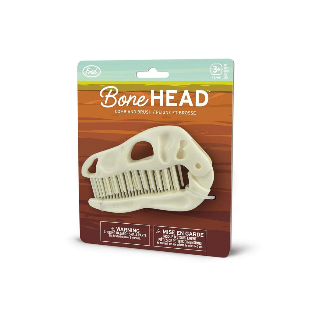 FRED Bonehead Folding Brush And Comb Dinosaur Skull