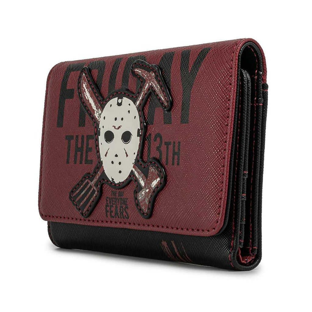 Loungefly Friday The 13th Jason Mask Trifold Wallet