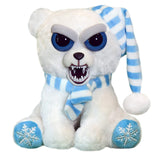 Feisty Pets Frankie Frostbite Snowflake Polar Bear Plush Figure - Radar Toys