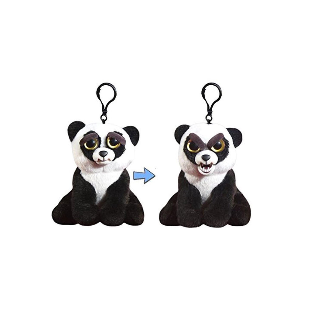 Feisty Pets Mini Blackbelt Bobby Panda Plush Clip