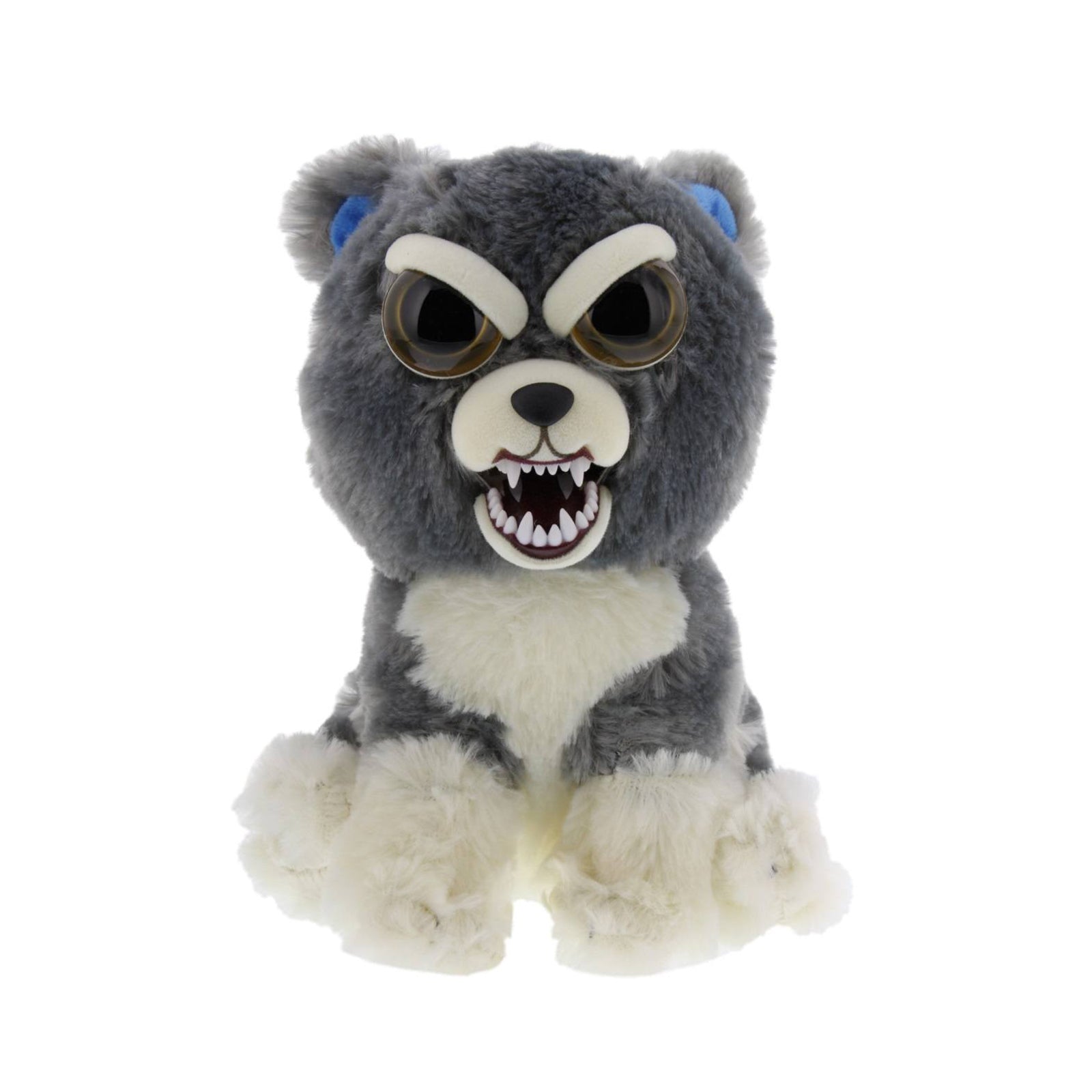 Feisty Pets Sammy Suckerpunch Dog Gray Plush Figure Radar Toys