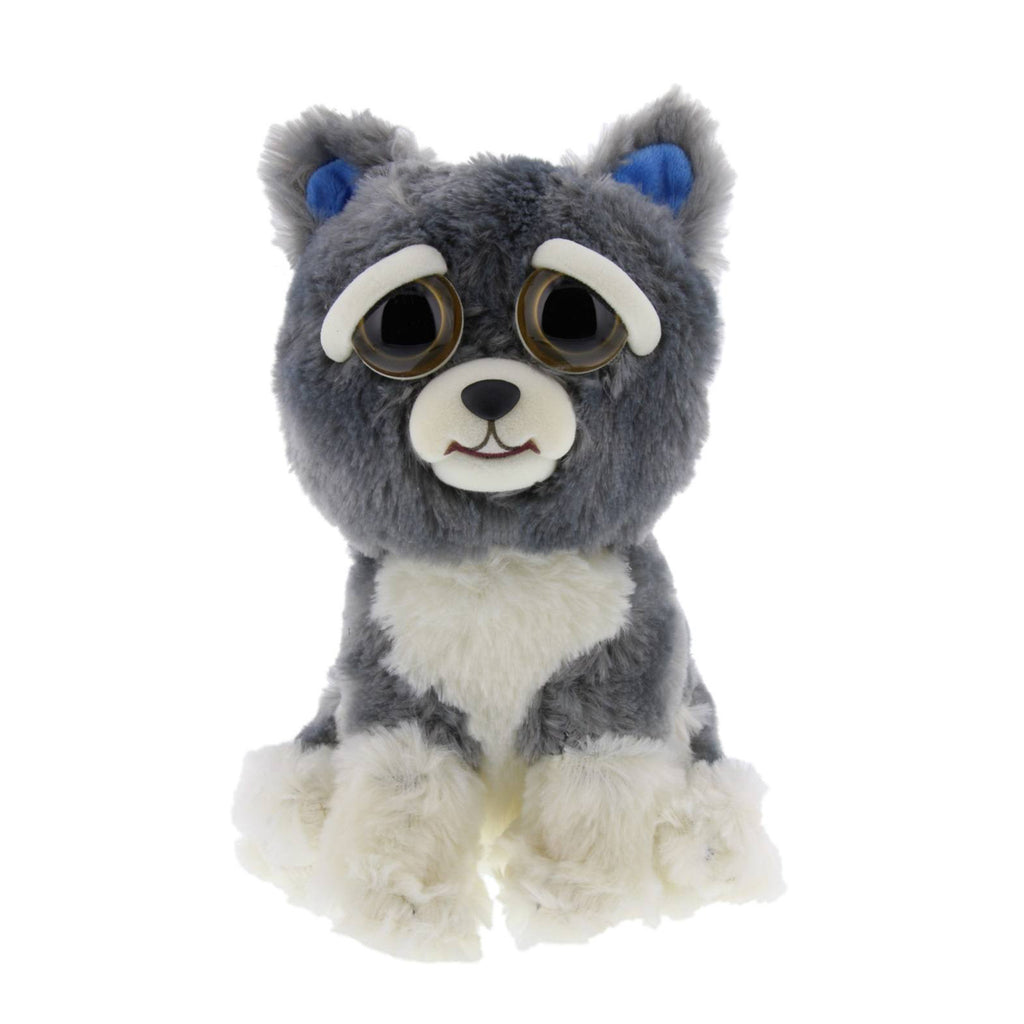 Feisty Pets Sammy Suckerpunch Dog Gray Plush Figure - Radar Toys