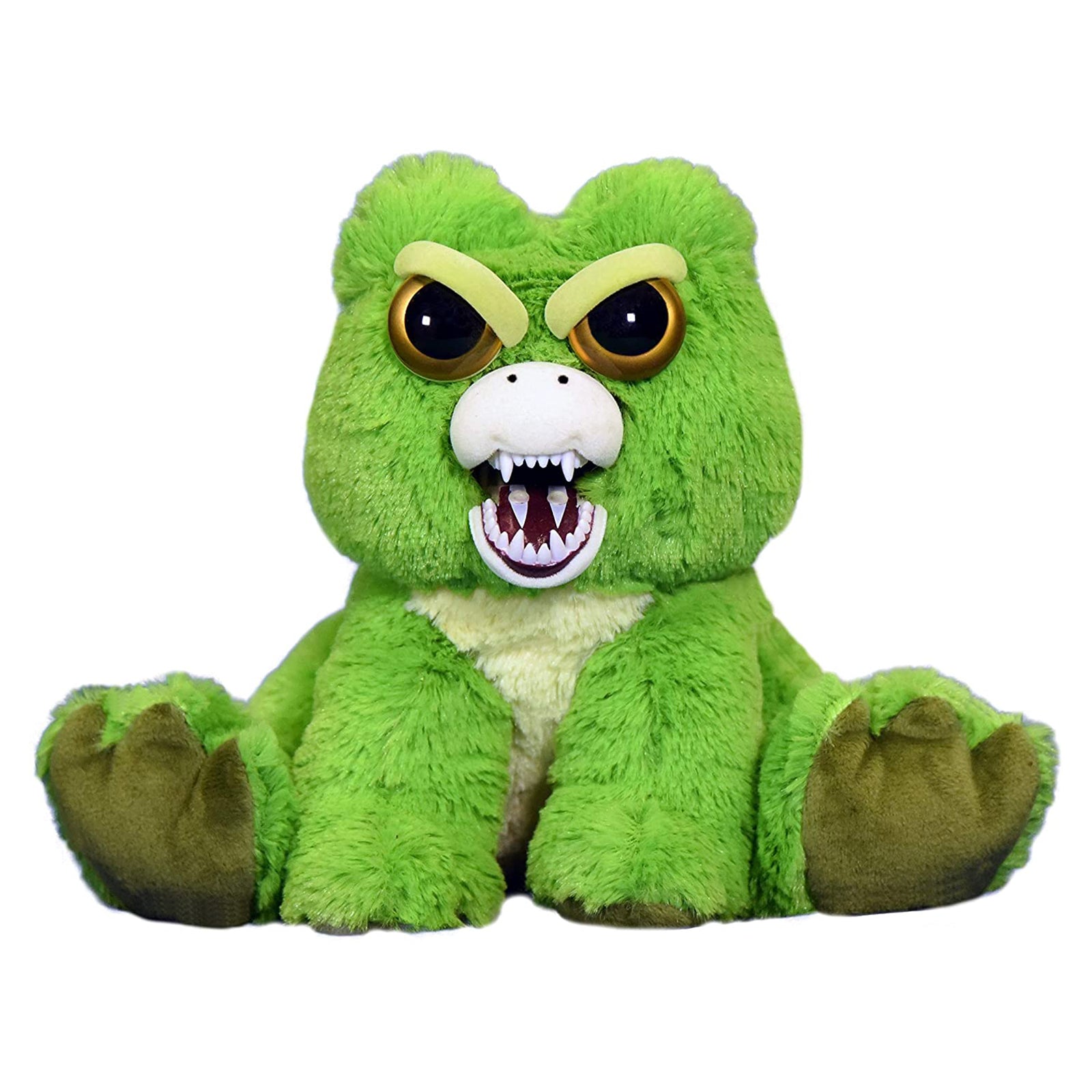 Feisty Pets Waterlogged Willie Frog Plush Figure | Radar Toys