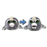 Feisty Pets Billy Blubber Narwhal Growling Plush Figure - Radar Toys