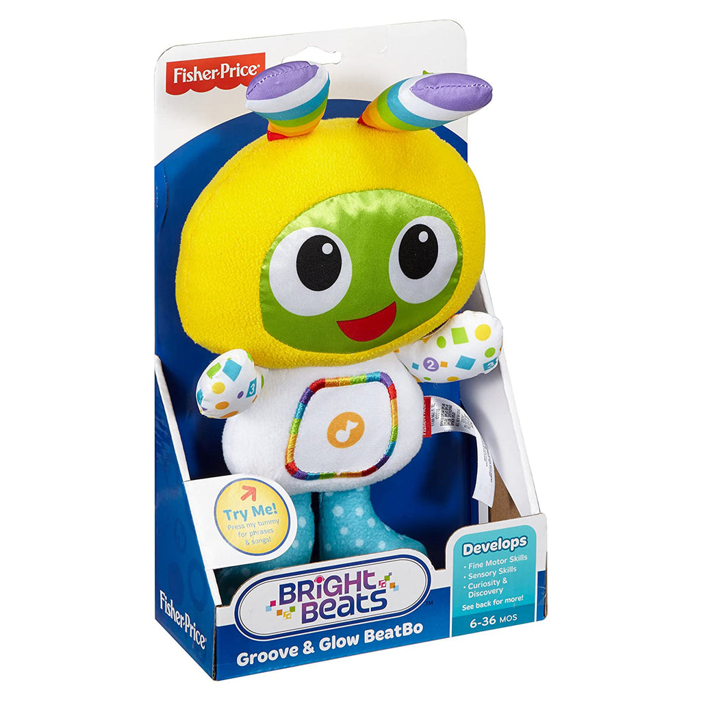 Fisher Price Bright Beats Goove And Glow BeatBo Plush - Radar Toys