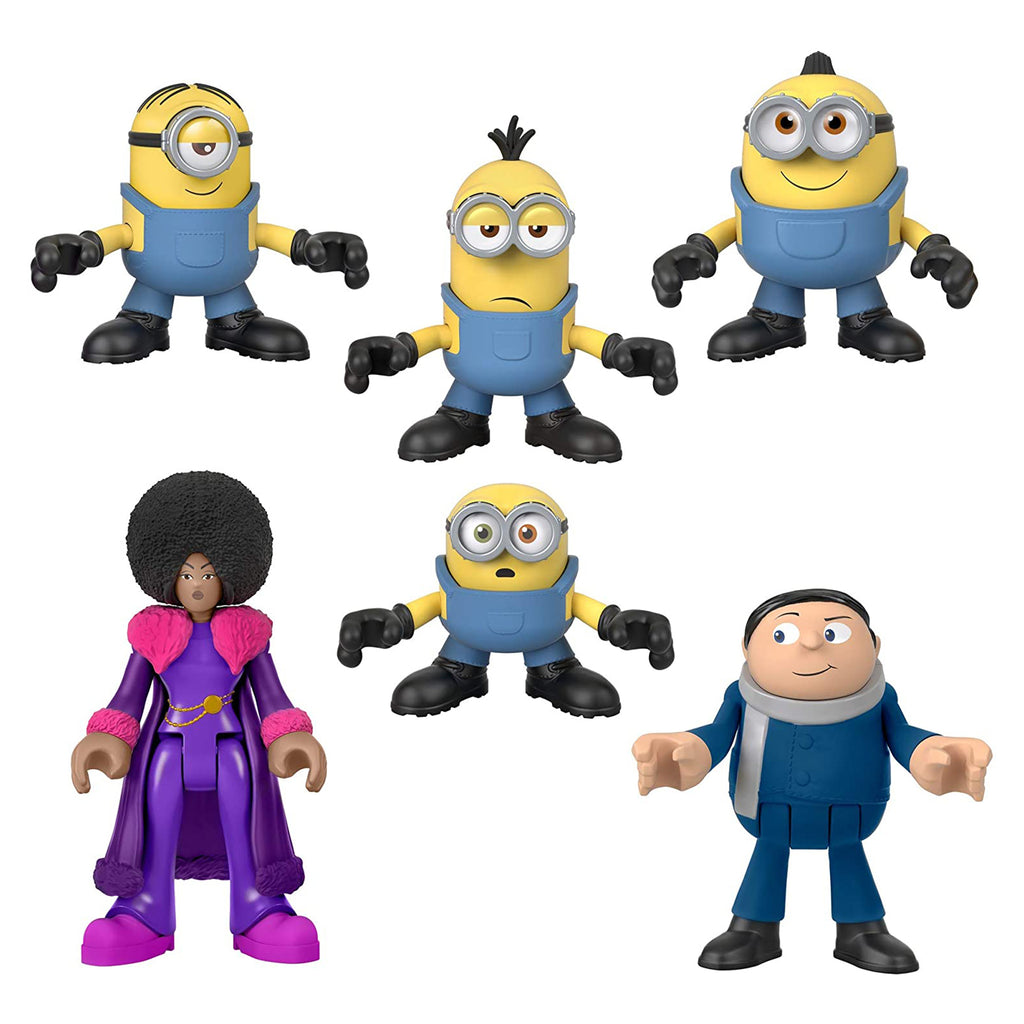 Fisher Price Imaginext Minion Rise Of Gru Six Figure Set