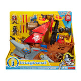 Fisher Price Imaginext Shark Bite Pirate Ship Play Set - Radar Toys