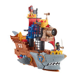 Fisher Price Imaginext Shark Bite Pirate Ship Play Set - Radar Toys