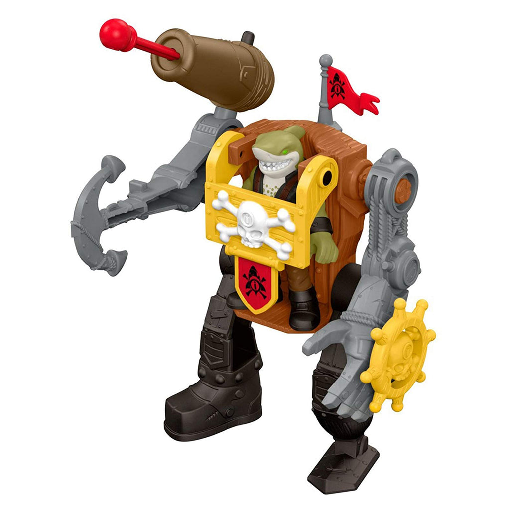Fisher Price Imaginext Shark Mech Suit Figure Set