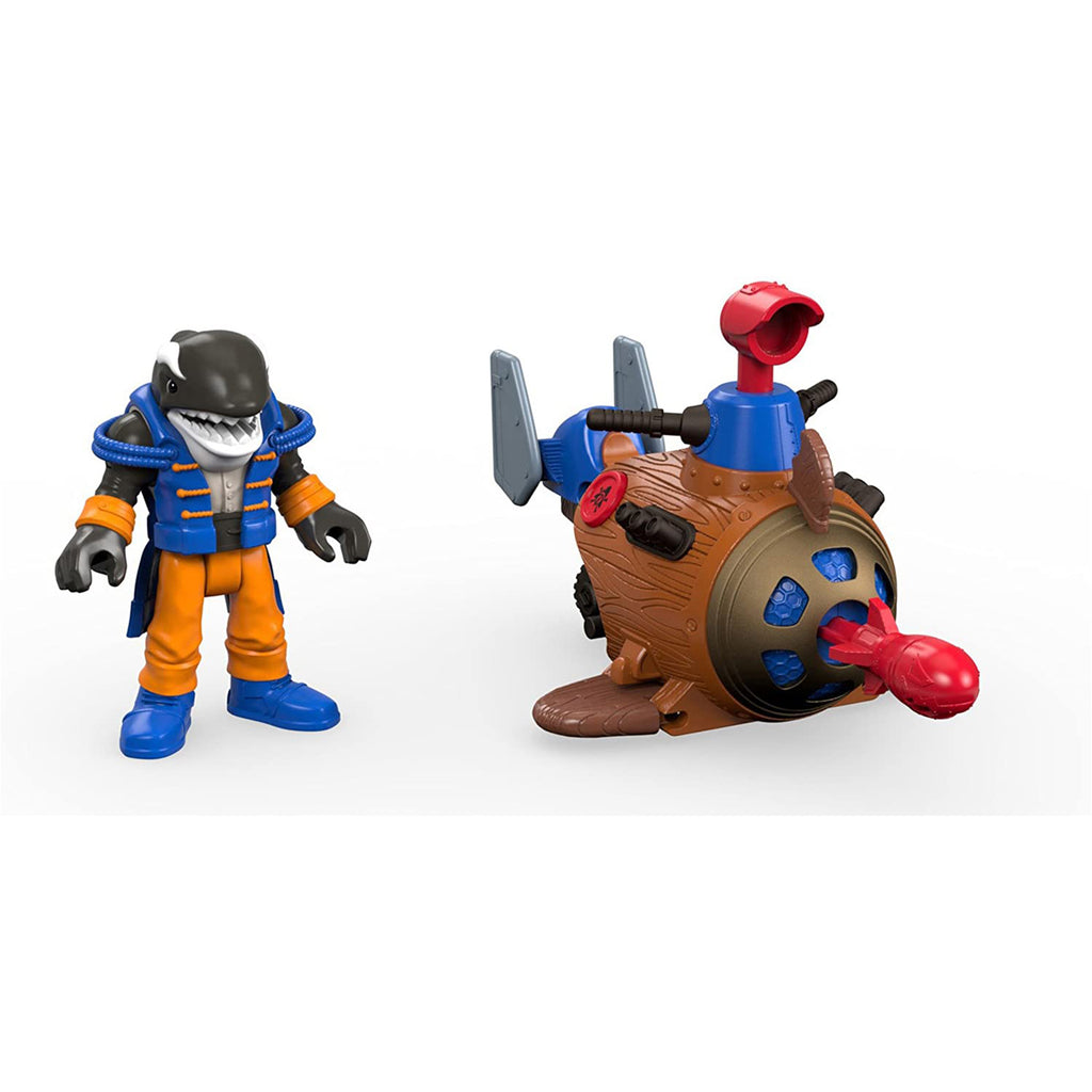 Fisher Price Imaginext Shark Minisub Figure Set