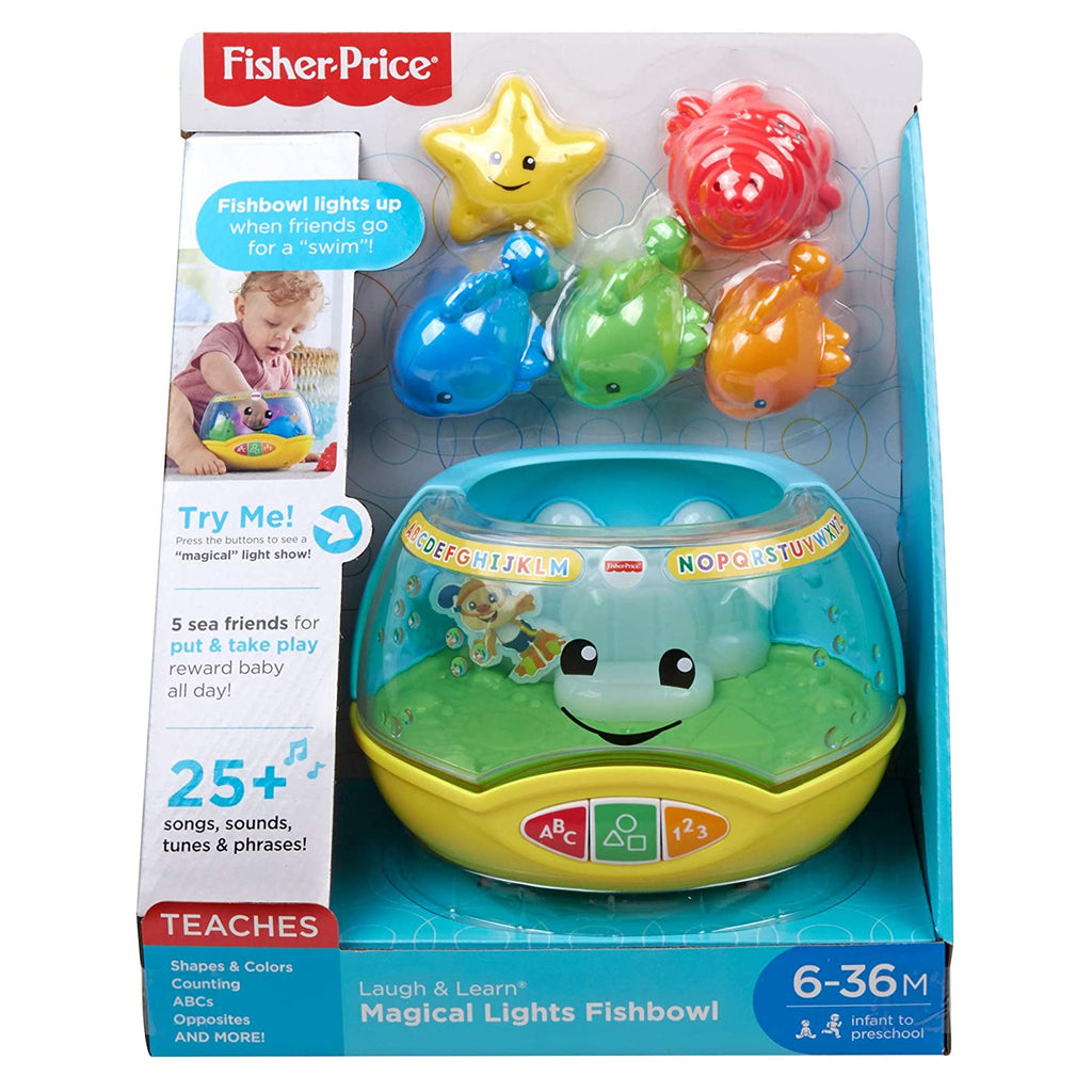 Fisher Price Laugh And Learn Magical Lights Fishbowl Set - Radar Toys