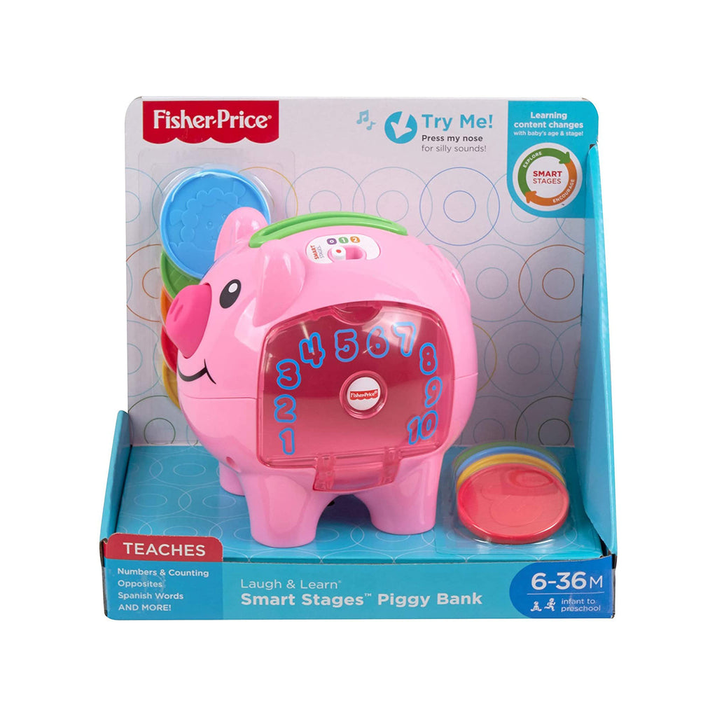 Fisher Price Laugh And Learn Smart Stages Piggy Bank
