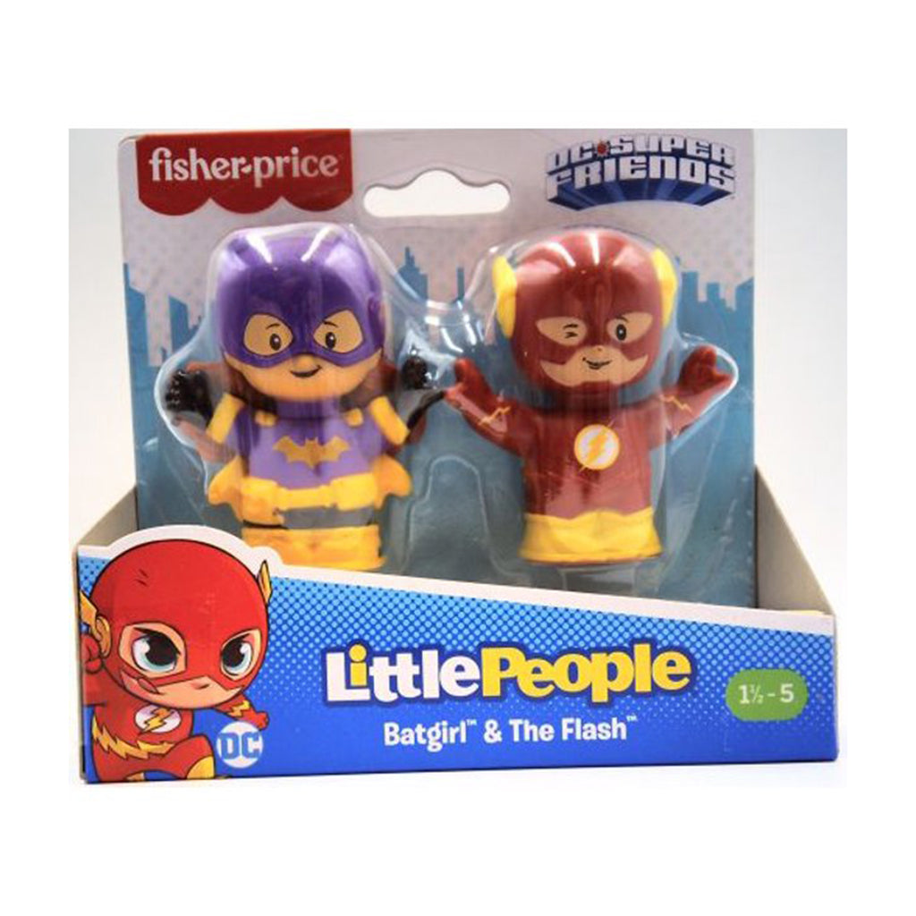 Fisher Price Little People DC Batgirl And The Flash Figure Set