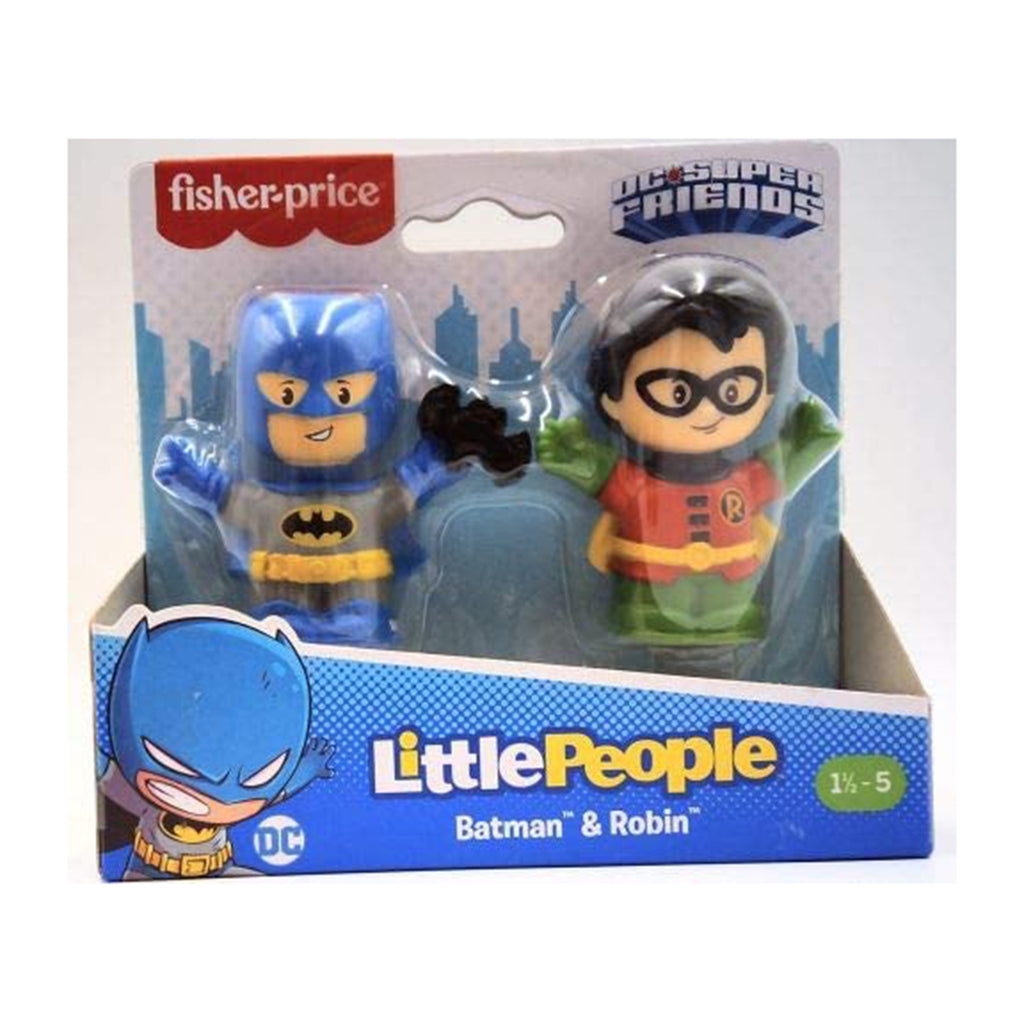 Fisher Price Little People DC Batman And Robin Figure Set - Radar Toys