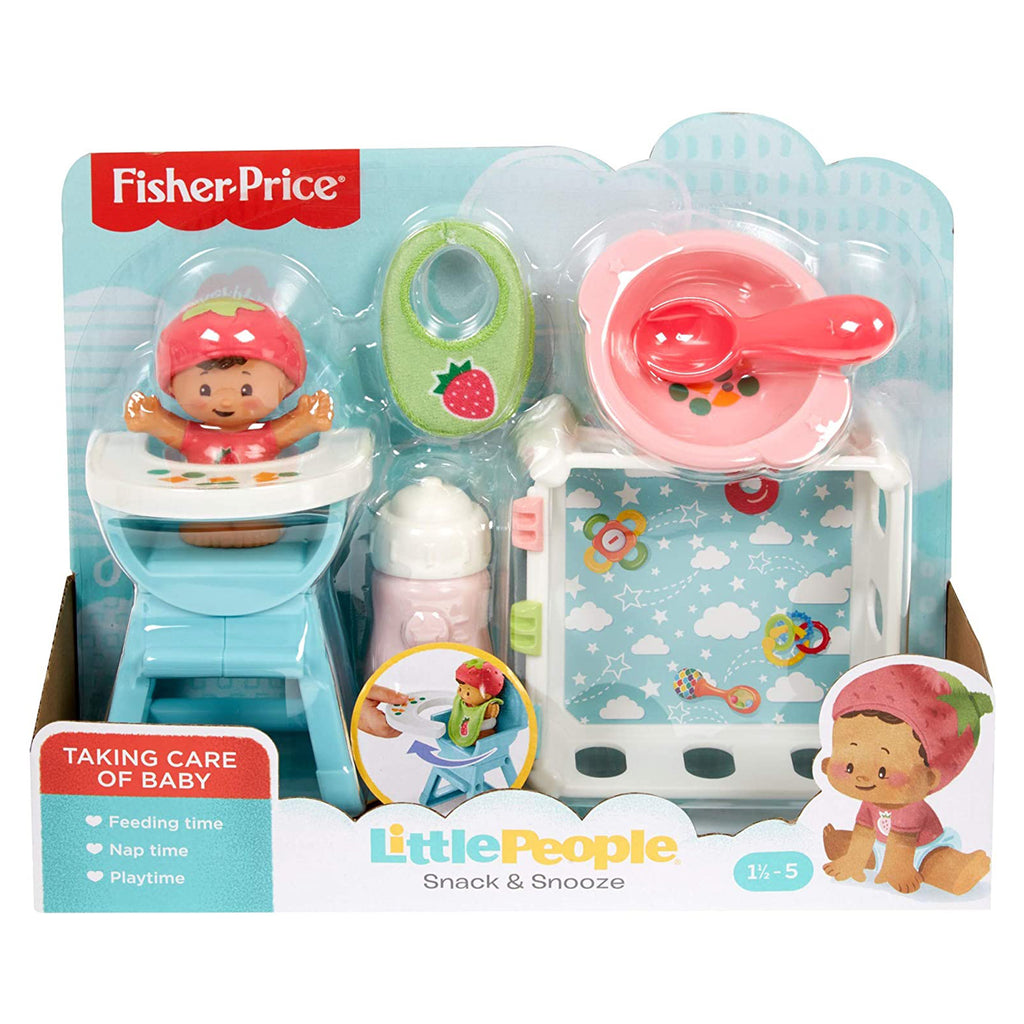 Fisher Price Little People Snack And Snooze Strawberry Theme Set