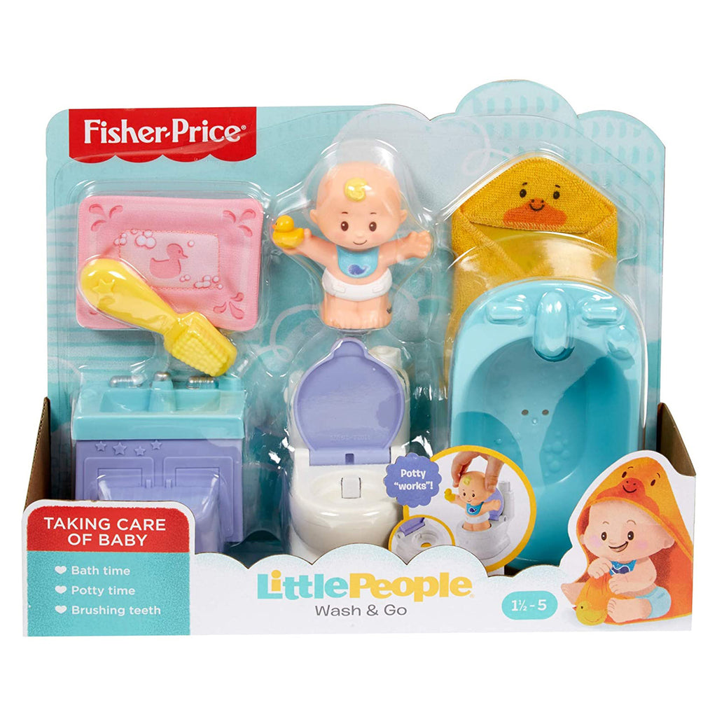 Fisher Price Little People Wash And Go Duck Theme Set