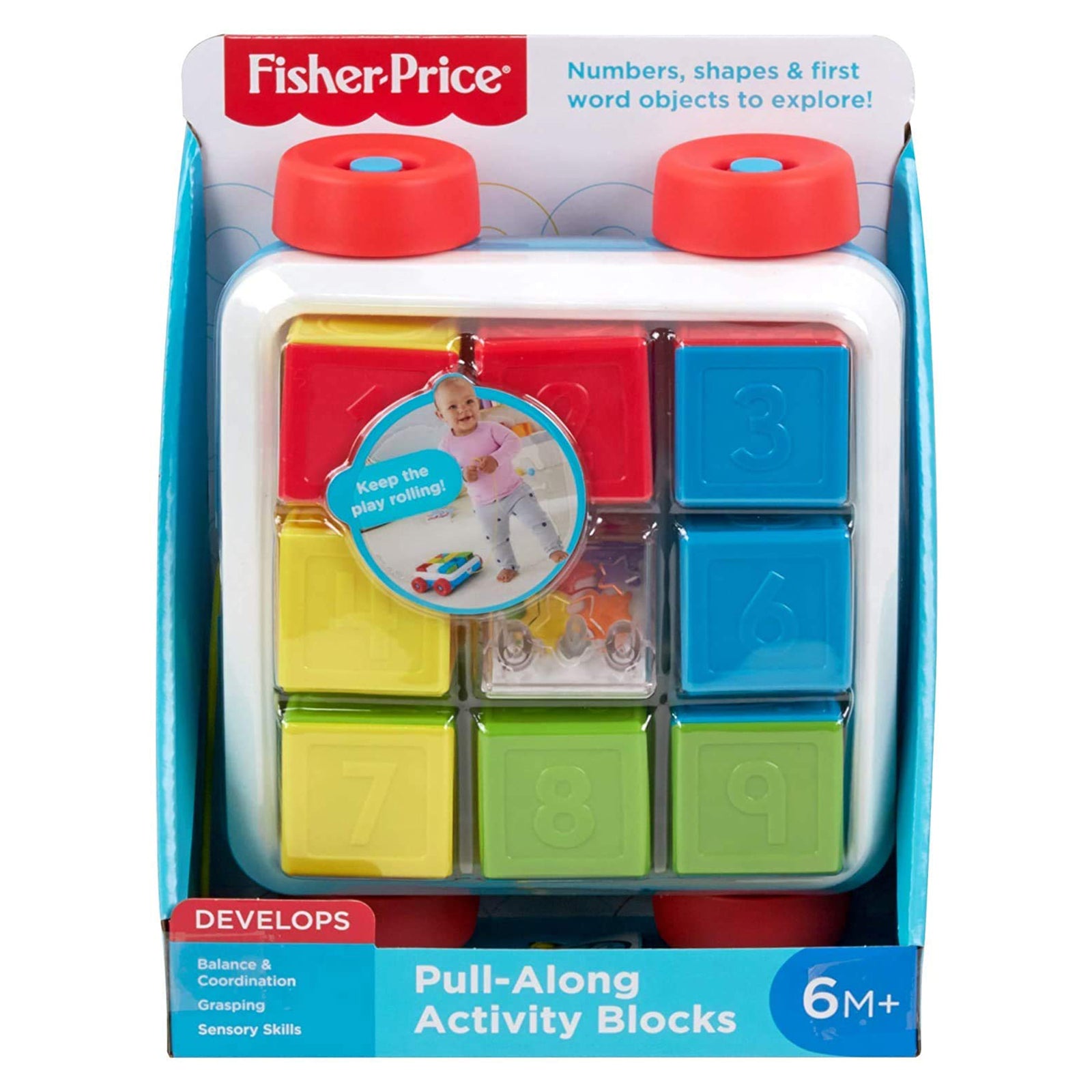 Fisher price stack on sale and explore blocks