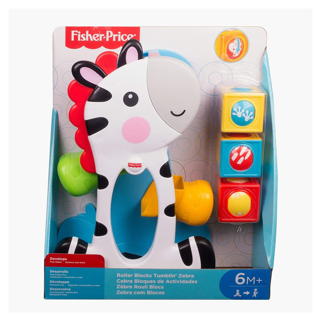 Fisher Price Roller Blocks Tumblin Zebra
