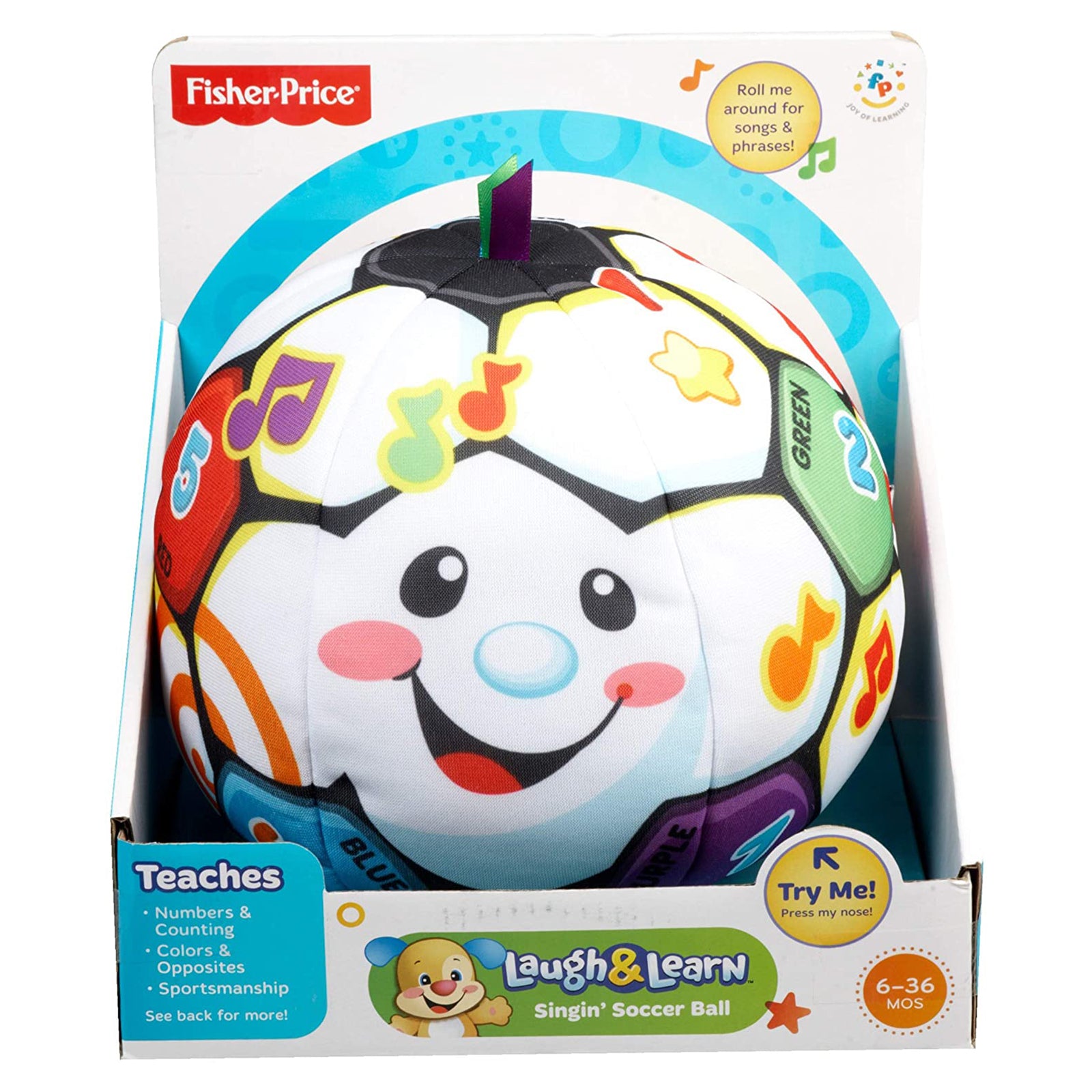 Fisher Price Singin' Soccer Ball | Radar Toys